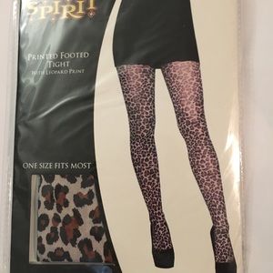 Leopard Print Tights